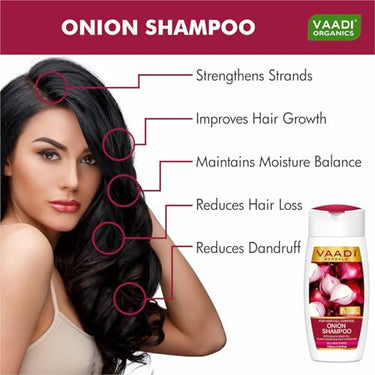 Vaadi Herbals Onion Shampoo for Hair Fall Control (110 ml)